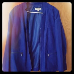 Studio works blue blazer (suede)